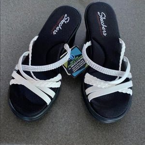 Skechers Memory Foam Wedge Sandals